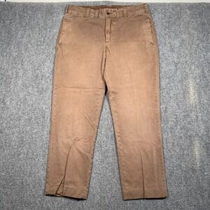 Polo Ralph Lauren Slim Fit GI Brown Chinos 34 x 32 Casual Cotton Twill Pants